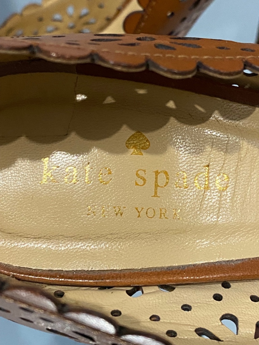 Kate Spade brown heel - Picture 7 of 7